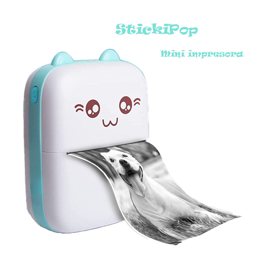 Mini Impresora StickiPop Portátil Bluetooth – Ideal para Niños y Regalo